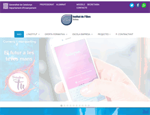 Tablet Screenshot of administracio.iesebre.com